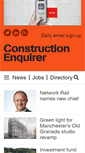 Mobile Screenshot of constructionenquirer.com